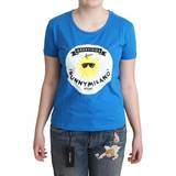 Moschino Dame Skjorter Moschino Women's Cotton Sunny Milano Print Tops T-Shirt TSH5067-40 IT44