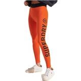 Superdry Orange Bukser & Shorts Superdry Essential Leggings