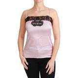 38 - Sølv Overdele Dolce & Gabbana Women's Silk Lace Top TSH4591 IT46