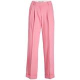 Pink - Viskose Bukser & Shorts Jack & Jones Mary Normal Pleated Trousers - Pastel/Tea Rose