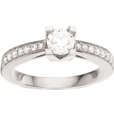 Hvidguld Ringe Scrouples Queen Ring - (0.53ct.) Silver/transparent