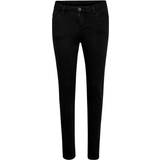 42 - Polyester Jeans Kaffe Vicky Slim Fit Jeans - Deep Black