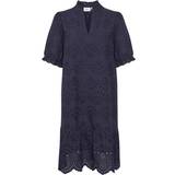 10 - Løs Kjoler Saint Tropez Geleksa Dress - Blue Deep