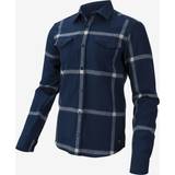 Herre - Merinould Skjorter Ulvang Yddin Wool Flannel Shirt Men - New Navy/Vanilla