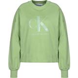 Calvin Klein Dame - Grøn Sweatere Calvin Klein Relaxed Logo Sweatshirt