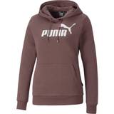 Puma Dame Sweatere Puma Essentials Logo Fl Women's Hoodie, Salmon