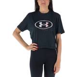 Under Armour Women's Live Sportstyle Graphic Tank Knit Tops Black/Penta