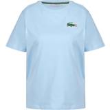 Lacoste Dame - Grøn T-shirts & Toppe Lacoste T-shirt crocodile Blå, Dame