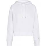 32 - Hvid Sweatere Tommy Hilfiger Signature Logo Hættetrøje, Beige