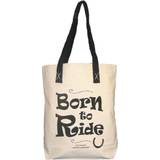 Moorland Rider Horsey Girl Shopper Bag (38cm x 40cm x 10cm) (Black)