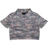 Camouflage Overdele Firetrap Girls Camo Army Shirt - Pink