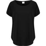 Polyuretan - Sort Overdele Tombo Womens/Ladies Scoop Neck T-Shirt (Black)