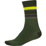Endura BaaBaa Merino Stripe Socks M - Forest Green