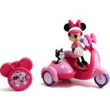 Jada Disney Minnie Mouse fjernstyret scooter med Minnie-figur og Figaro pink 16 cm