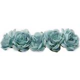 Turkise Hårtilbehør Hairband Blossom Big Turquoise