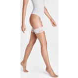 Wolford Hvid Undertøj Wolford Nude Lace Stay Up