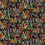 Blomstrede Metervarer Arvidssons Textil Garden Metervare Multifarve