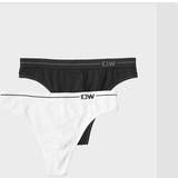 ICANIWILL Tøj ICANIWILL Everyday Seamless Thong 2-pack Black/White