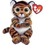 Tigere - Tyggelegetøj Tøjdyr TY Beanie Babies Tiger Clawdia 15cm