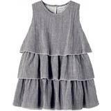 Grå Kjoler Name It Striped Spence Dress - Dark Sapphire (13200211)