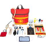 Trælegetøj Lægesæt Legler Emergency Doctor's Backpack