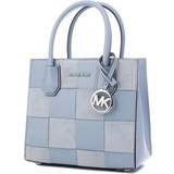 Michael Kors Dame Skuldertasker Michael Kors Women's Handbag 35S2SM9M6S-PALE-BLU-MLT Blue (22 x 19 x 10 cm)