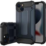 Apple iPhone 13 mini - Sølv Mobilcovers Hurtel Hybrid Armor Tough Rugged Case for iPhone 13 mini