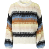 Alpaka - Blå Tøj Second Female Osmunda Knit Sweater - Blue