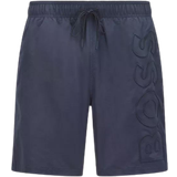 Hugo Boss Sort Badetøj Hugo Boss Swim Shorts with Embroidered Logo - Dark Blue