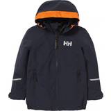 Aftagelig hætte Regnjakker Helly Hansen Kid's Shelter Outdoor Jacket 2.0 - Navy (40070-597)