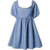 Dame - Firkantet - Korte kjoler - M Levi's Sage Denim Dress - Blue