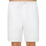 Lacoste Bomuld Bukser & Shorts Lacoste Sport Solid Diamond Tennis Shorts Men - White