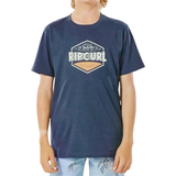Rip Curl Børnetøj Rip Curl Boys Filler Short Sleeve T-Shirt - Blue