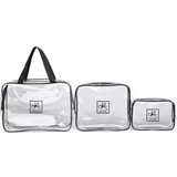 Toilettasker & Kosmetiktasker Kasia Lilja Toiletry Bag 3 Set - Transparent