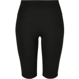4XL - Bomuld - Dame Shorts Urban Classics Ladies Organic Stretch Jersey Cycle Shorts - Black