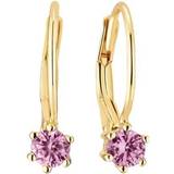 Sif Jakobs Rimini French Hook Earrings - Gold/Purple