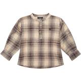 3-6M Skjorter Børnetøj Petit by Sofie Schnoor Shirt - Brown Check (P221424)