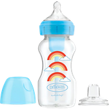 Blå Flaskemadningssæt Dr. Brown's Options+ Anti-colic Bottle to Sippy Bottle Starter Kit 9oz