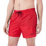 Bomuld - XXL Badetøj HUGO BOSS Quick-drying swim shorts in recycled fabric with logo