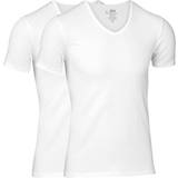 Bomuld T-shirts JBS V-Neck T-shirt 2-pack - White