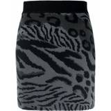 Kenzo XS Nederdele Kenzo Cheetah Leopard Mini Skirt Grå, Dame