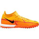 Imiteret læder - Orange Sportssko Nike Phantom GT2 Academy DF TF - Laser Orange/Black/Total Orange