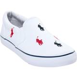 Ralph Lauren Herre Sneakers Ralph Lauren Polo Sko Keaton Slip On White/Navy/Red Sko