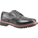 Cotswold Lave sko Cotswold Mens Quenington Commando Lace Up Dress Leather Shoe (Black)
