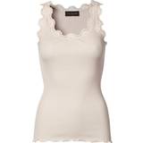 Dame - Korte kjoler - Silke Tøj Rosemunde Iconic Silk Top - Soft Rose