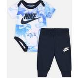 Blå - Polyester Øvrige sæt Nike B Nsw Daze Bodysuit Pant Set 6M