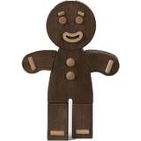 Brun Dekorationer Boyhood Gingerbread Man Dekorationsfigur 19cm