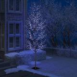 Blå Juletræer vidaXL 1200 LED'er kirsebærblomst 400 cm blåt hvidt lys Juletræ