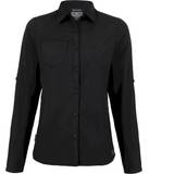12 - Sort Skjorter Craghoppers Women's Expert Kiwi Long Sleeved Shirt - Black