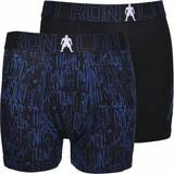 Jersey Undertøj CR7 Boy's Cotton Boxer Shorts 2-pack - Blue Print/Black (8400-51-559)